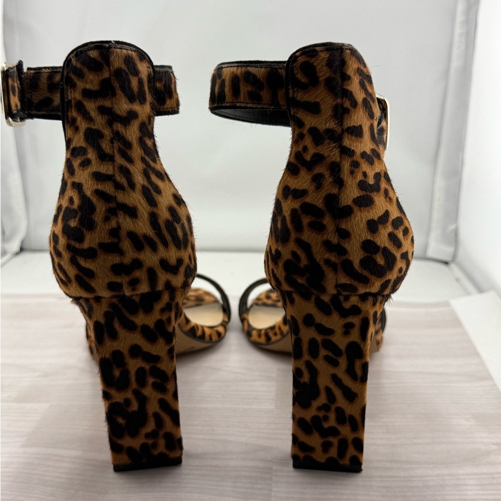 Vince Camuto Brown and Black Heeled Sandals - Picture 4 of 6